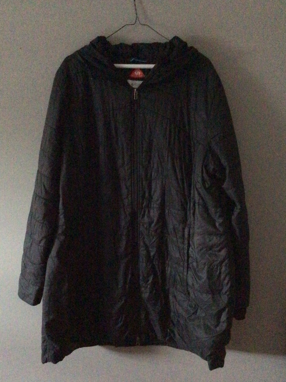 Women’s Black Hooded Quilted Columbia Jacket